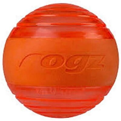 Rogz Squeekz Ballon Jouet pour Chiens Orange - Publicité Rogz Squeekz Ballon Jouet pour Chiens Orange - Publicité