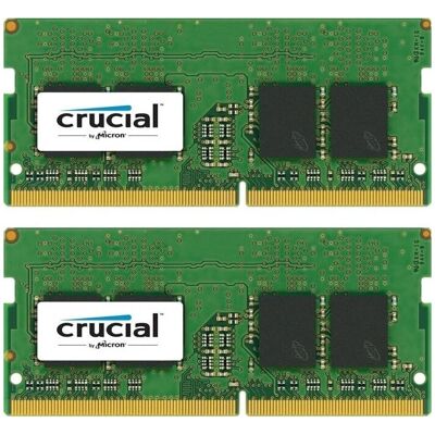 Kit de memória DDR4 Crucial 16GB - Sem buffer, Preto Kit de memória DDR4 Crucial 16GB - Sem buffer, Preto