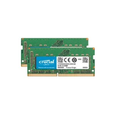 Crucial 16GB DDR4-2400 Memory Module - 2 x 8 GB Crucial 16GB DDR4-2400 Memory Module - 2 x 8 GB