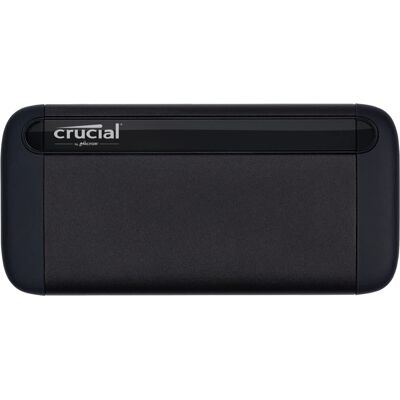 Crucial Externe 500GB SSD X8 Schwarz - Tragbar USB-C 3.2 Gen 2 Crucial Externe 500GB SSD X8 Schwarz - Tragbar USB-C 3.2 Gen 2