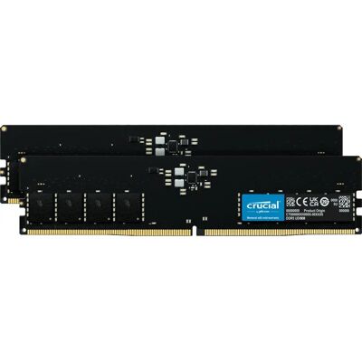 Módulo de Memoria DDR5 Crucial 32GB - Negro - 4800 MHz Módulo de Memoria DDR5 Crucial 32GB - Negro - 4800 MHz