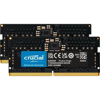 Crucial Crucial CT2K8G48C40S5 16 GB Memoria DDR5 4800 MHz - Módulo de Memoria Crucial Crucial CT2K8G48C40S5 16 GB Memoria DDR5 4800 MHz - Módulo de Memoria
