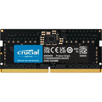 Crucial CT8G56C46S5 8GB DDR5 5600MHz Laptop RAM Crucial CT8G56C46S5 8GB DDR5 5600MHz Laptop RAM
