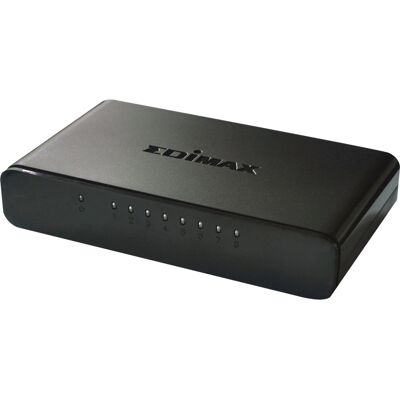 Switch di Rete Edimax ES-3308P V2 - 8 Porte Fast Ethernet - Nero Switch di Rete Edimax ES-3308P V2 - 8 Porte Fast Ethernet - Nero