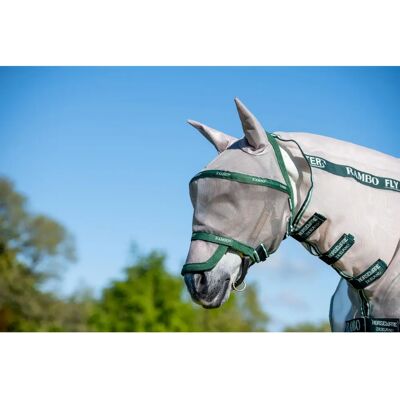 Horseware Rambo Fliegenmaske Plus - Grün - Fliegenmaske Horseware Rambo Fliegenmaske Plus - Grün - Fliegenmaske