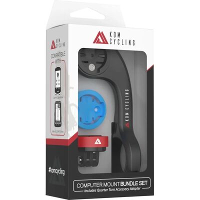Soporte de bicicleta universal Garmin/Wahoo + GoPro - Negro Soporte de bicicleta universal Garmin/Wahoo + GoPro - Negro