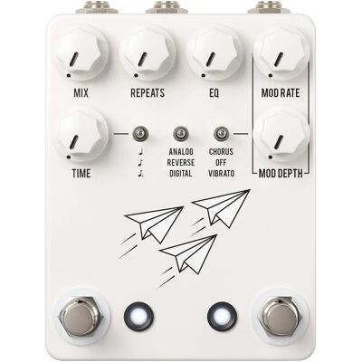 JHS Pedals Flight Delay - Effetto chitarra semplice analogico/reverso/digitale JHS Pedals Flight Delay - Effetto chitarra semplice analogico/reverso/digitale