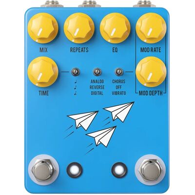 JHS Pedals Flight Delay - Effetto effetto ritardo analogico digitale inverso JHS Pedals Flight Delay - Effetto effetto ritardo analogico digitale inverso