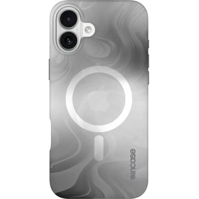 Custodia Incase Halo MagSafe - iPhone 16 Plus, Grigia, Morbido al Tatto, Design Splash Custodia Incase Halo MagSafe - iPhone 16 Plus, Grigia, Morbido al Tatto, Design Splash