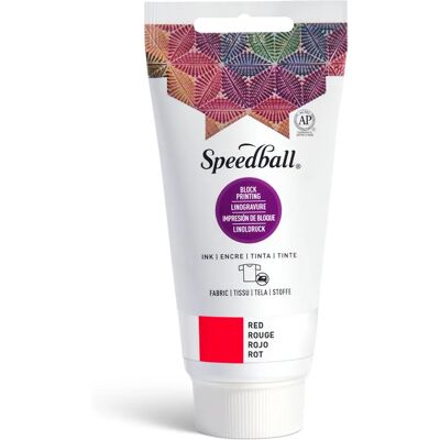 Encre pour textile Speedball - 75ml 2 Rouge - Publicité Encre pour textile Speedball - 75ml 2 Rouge - Publicité