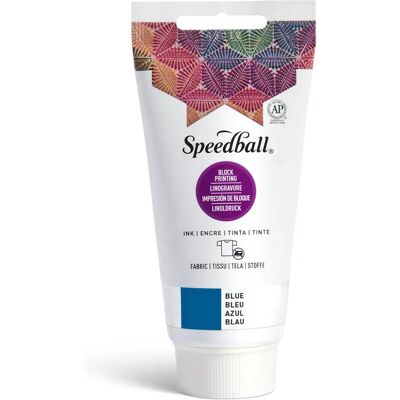 Speedball Fabric Block Printing Ink - Blue Speedball Fabric Block Printing Ink - Blue