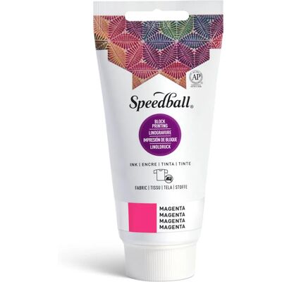 Speedball Fabric Block Printing Ink - Water-Based, 75ml Speedball Fabric Block Printing Ink - Water-Based, 75ml