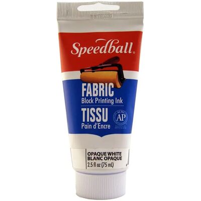 Speedball White Fabric and Paper Ink - 75ml Speedball White Fabric and Paper Ink - 75ml