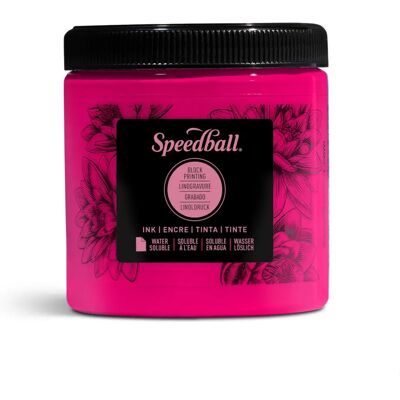 Speedball Black Water-Soluble Block Ink 236ml - Printing Ink Speedball Black Water-Soluble Block Ink 236ml - Printing Ink