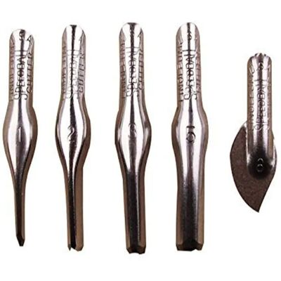 Speedball Lino Cutter - Assortment of 5 Tips for Linoleum Carving Speedball Lino Cutter - Assortment of 5 Tips for Linoleum Carving