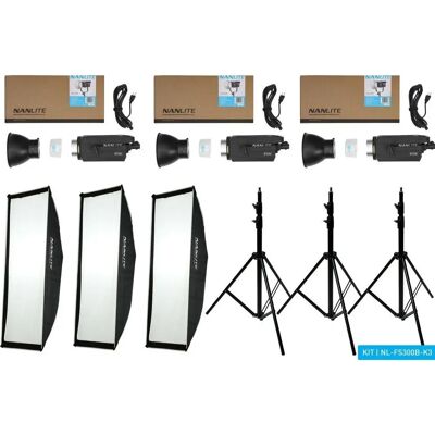 Nanlite FS300B LED Beleuchtungsset - LED Beleuchtungsset Nanlite FS300B LED Beleuchtungsset - LED Beleuchtungsset