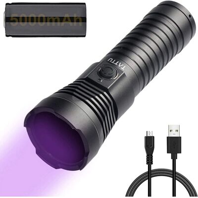 TATTU U3S Lampe UV - Torche Noire Rechargeable 365nm - Publicité TATTU U3S Lampe UV - Torche Noire Rechargeable 365nm - Publicité