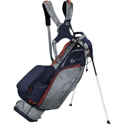 Sun Mountain ECO-Lite Geantă de golf rezistentă la apă - gri/navy/roșu Sun Mountain ECO-Lite Geantă de golf rezistentă la apă - gri/navy/roșu