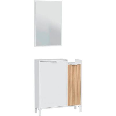 Home Heavenly EDITH Espejo y mueble blanco nórdico - Muebles Home Heavenly EDITH Espejo y mueble blanco nórdico - Muebles