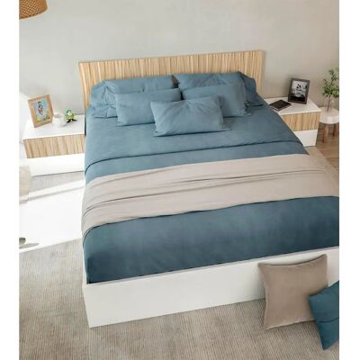 Home Heavenly - Juego completo de dormitorio Edith - Blanco Artik - Natural Home Heavenly - Juego completo de dormitorio Edith - Blanco Artik - Natural