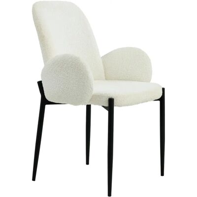 Sillas de comedor Cheryl de Home Heavenly - Pack de 2, Blanco, Alto respaldo Sillas de comedor Cheryl de Home Heavenly - Pack de 2, Blanco, Alto respaldo