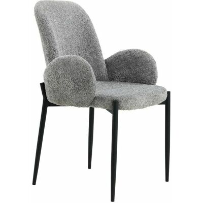 Sillas de comedor Home Heavenly Cheryl Gris Tapizadas - Sillas de comedor Sillas de comedor Home Heavenly Cheryl Gris Tapizadas - Sillas de comedor