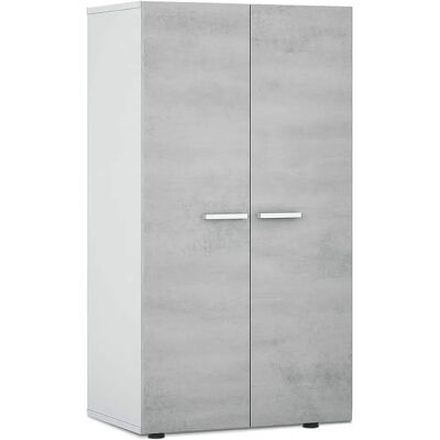 Home Heavenly Stark Zapatero - 2 Puertas, 6 Estantes, Gris/Blanco Home Heavenly Stark Zapatero - 2 Puertas, 6 Estantes, Gris/Blanco