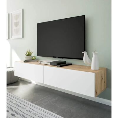 Home Heavenly - Mueble de TV flotante 180cm, estilo nórdico minimalista Home Heavenly - Mueble de TV flotante 180cm, estilo nórdico minimalista