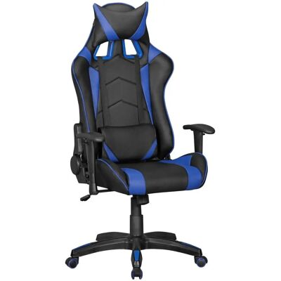 Fun Möbel - GAMING 1 - Schwarz/Blau - Bürostuhl Fun Möbel - GAMING 1 - Schwarz/Blau - Bürostuhl