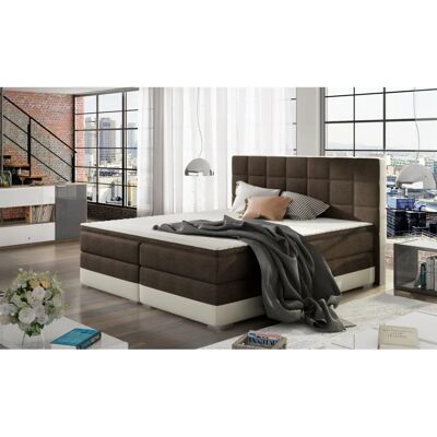 Fun Moebel - PRATO - Dunkelbraun - 180x200 - Boxspring Bett Fun Moebel - PRATO - Dunkelbraun - 180x200 - Boxspring Bett