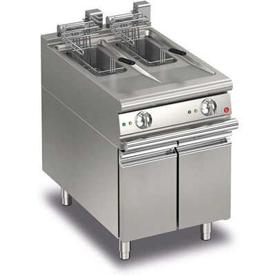 Baron P700 - Friteuse électrique sur meuble 2 x 10 L - Publicité Baron P700 - Friteuse électrique sur meuble 2 x 10 L - Publicité