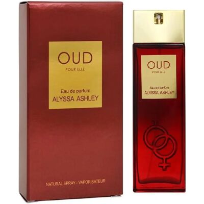 Alyssa Ashley Oud Pour Elle Eau de Parfum - Oriental, 50ml Alyssa Ashley Oud Pour Elle Eau de Parfum - Oriental, 50ml