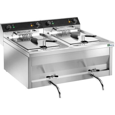 AFI Collin Lucy - Friteuse électrique double 12L en inox - Publicité AFI Collin Lucy - Friteuse électrique double 12L en inox - Publicité