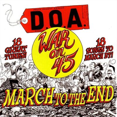 SUDDEN DEATH Doa - War On 45 - 40-lecie Reedycja Vinyl LP - Bonus Tracks SUDDEN DEATH Doa - War On 45 - 40-lecie Reedycja Vinyl LP - Bonus Tracks