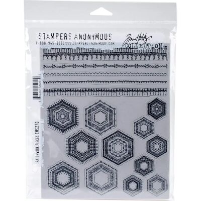 Stampers Anonymous Tim Holtz Patchwork Pieces - Stamps Stampers Anonymous Tim Holtz Patchwork Pieces - Stamps