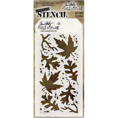 Tim Holtz Autumn Layered Stencil - Stencil Tim Holtz Autumn Layered Stencil - Stencil