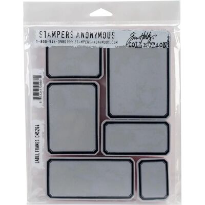 Cadres d'Étiquette Tim Holtz - Stampers Anonymous - Tampons en Caoutchouc - Publicité Cadres d'Étiquette Tim Holtz - Stampers Anonymous - Tampons en Caoutchouc - Publicité