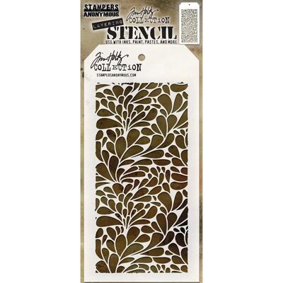 Tim Holtz Layering Stencil - Splash - Stencil Tim Holtz Layering Stencil - Splash - Stencil