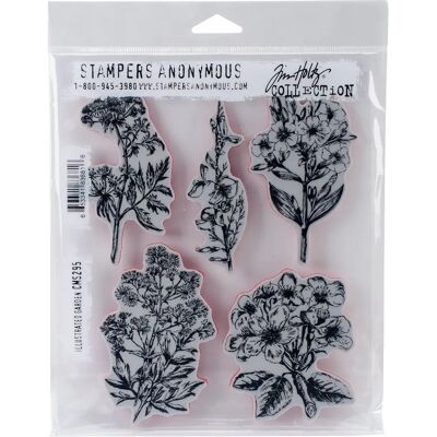 Tim Holtz Illustrated Garden - Cling Mount Stamps Set Tim Holtz Illustrated Garden - Cling Mount Stamps Set