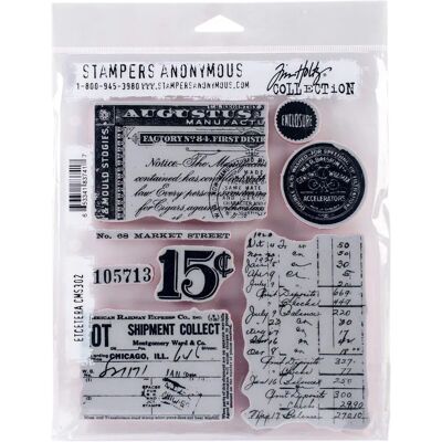 Tim Holtz Etcetera Deep Rubber Stamps - Rubber Stamps Tim Holtz Etcetera Deep Rubber Stamps - Rubber Stamps