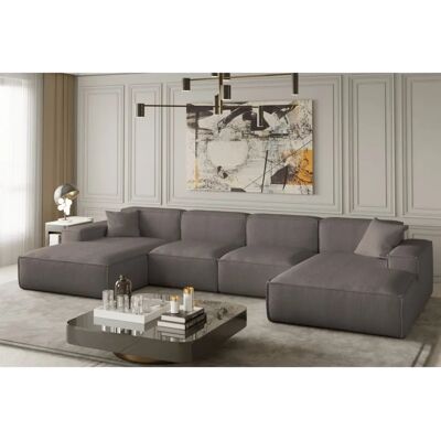 Fun Moebel CELES - Taupe - Scala - U-Form - Sofa Fun Moebel CELES - Taupe - Scala - U-Form - Sofa