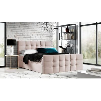 Fun Moebel - OVIEDO LUX - Altrosa - 160x200cm - Boxspringbett Fun Moebel - OVIEDO LUX - Altrosa - 160x200cm - Boxspringbett