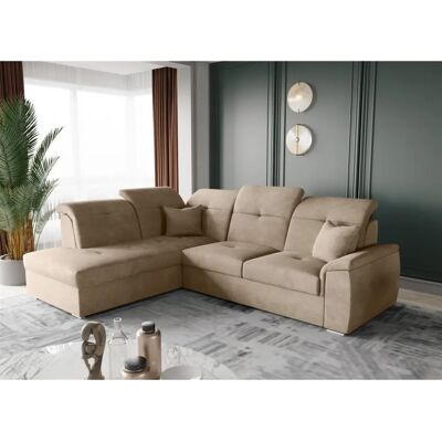 Fun Moebel - FREJA - Cappuccino - Brooklyn - Sofa Fun Moebel - FREJA - Cappuccino - Brooklyn - Sofa