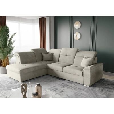 Fun Moebel - FREJA - Beige - Brooklyn Stoff - Sofa Fun Moebel - FREJA - Beige - Brooklyn Stoff - Sofa