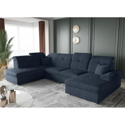 Fun Moebel - FREJA - Brooklyn - Marine - Schlafsofa Fun Moebel - FREJA - Brooklyn - Marine - Schlafsofa