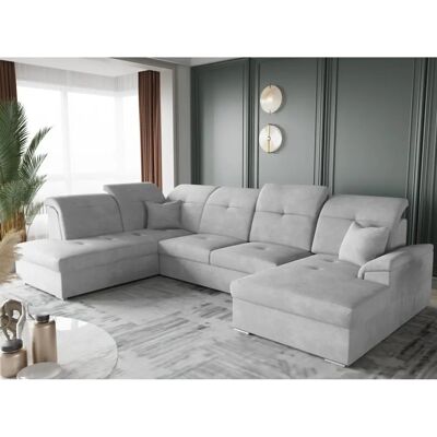 Fun Moebel - FREJA - Hellgrau - Links Schenkel - Sectional sofa Fun Moebel - FREJA - Hellgrau - Links Schenkel - Sectional sofa