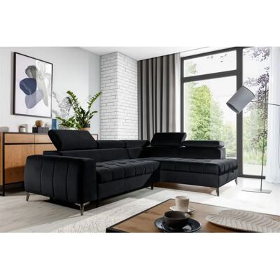 Fun Moebel - AGNESA - Salvador Schwarz - Schlafsofa Fun Moebel - AGNESA - Salvador Schwarz - Schlafsofa