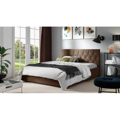 Fun Moebel - LORENA - 180x200cm - Alova Braun - Bed Fun Moebel - LORENA - 180x200cm - Alova Braun - Bed