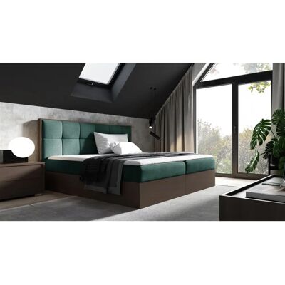 Fun Moebel - THANOS - 160x200cm - Dunkel Eiche - Boxspringbett Fun Moebel - THANOS - 160x200cm - Dunkel Eiche - Boxspringbett