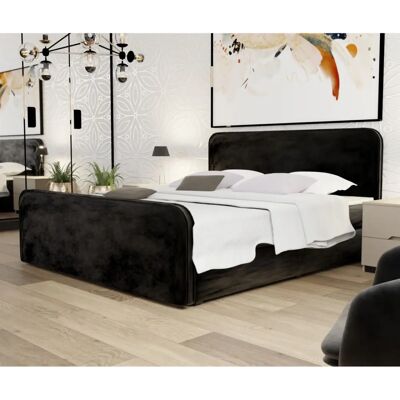 Fun Moebel - MABEL - Schwarz - 120x200cm - Boxspringbett Fun Moebel - MABEL - Schwarz - 120x200cm - Boxspringbett